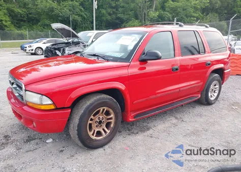 2003 Dodge Durango Slt Plus из США, поврежденный, VIN 1D4HR58Z83F599937
